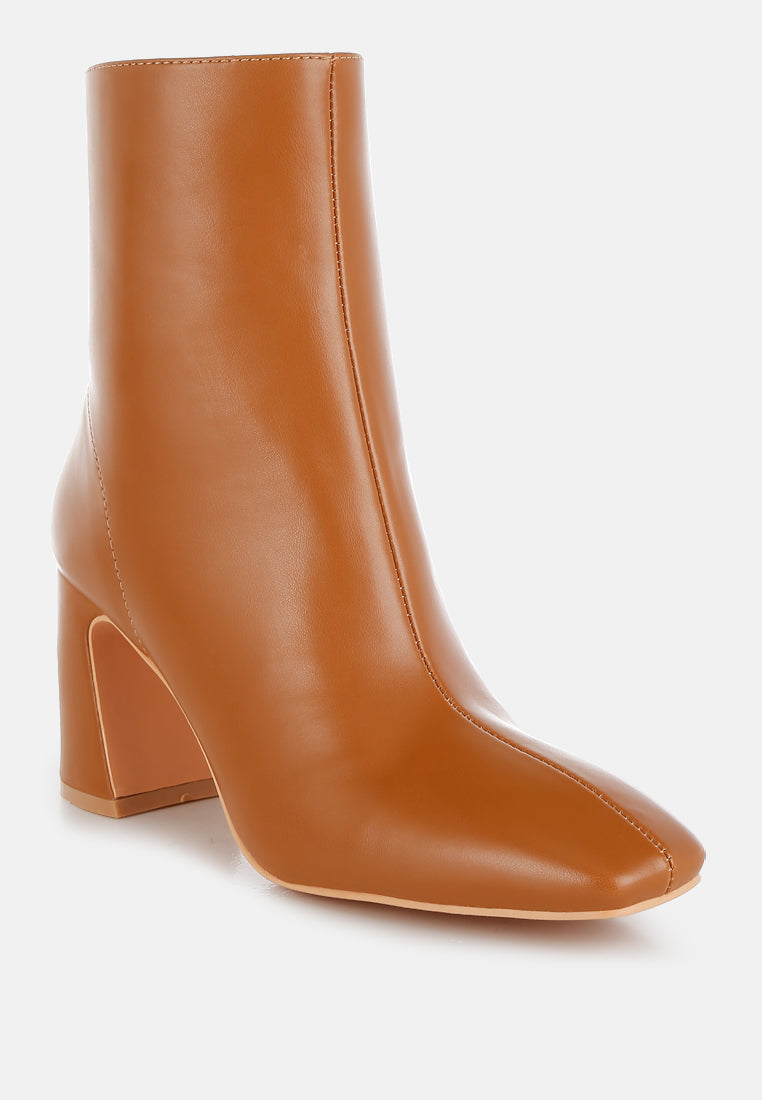 square toe ankle boots by ruw#color_tan