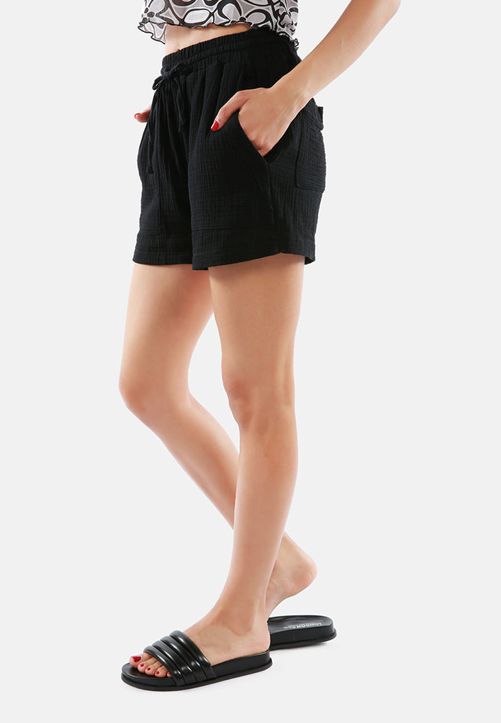 beachy summer shorts#color_black