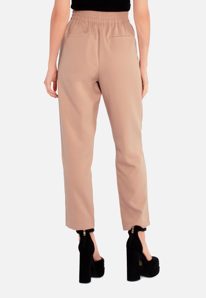 semi casual straight pants by ruw#color_peach