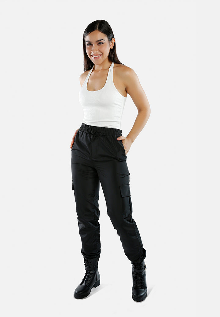 high waist casual trousers by ruw#color_black