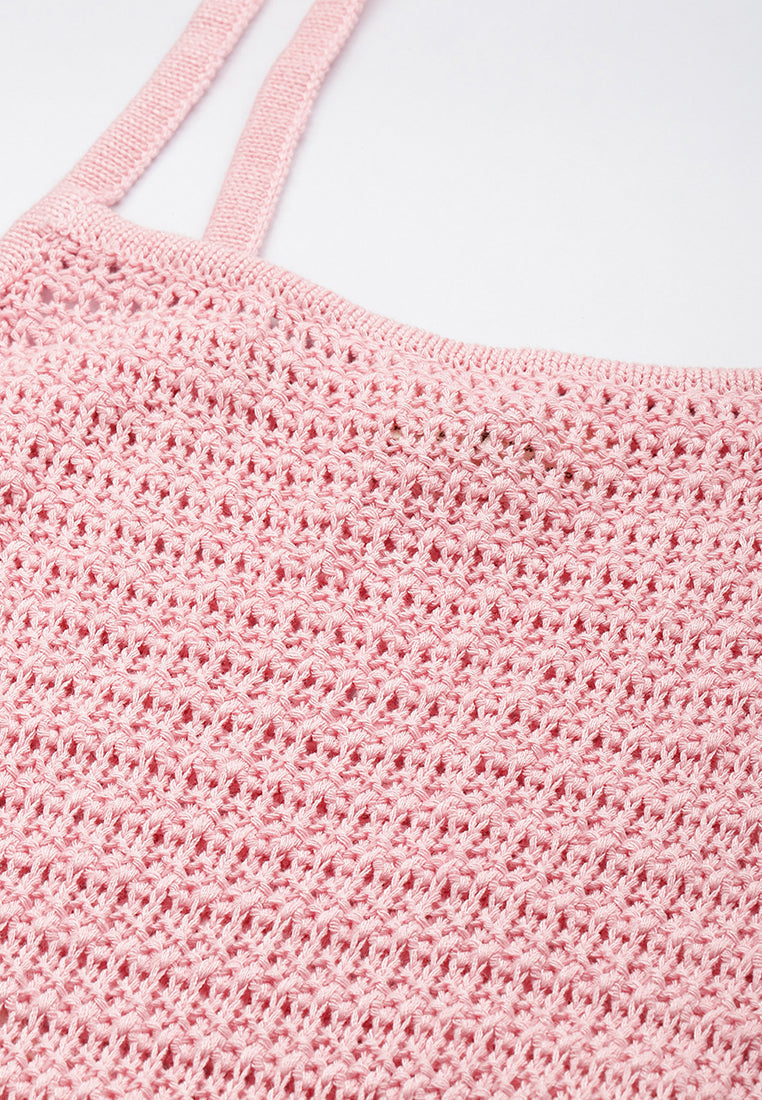 straight side slit dress by ruw#color_pink