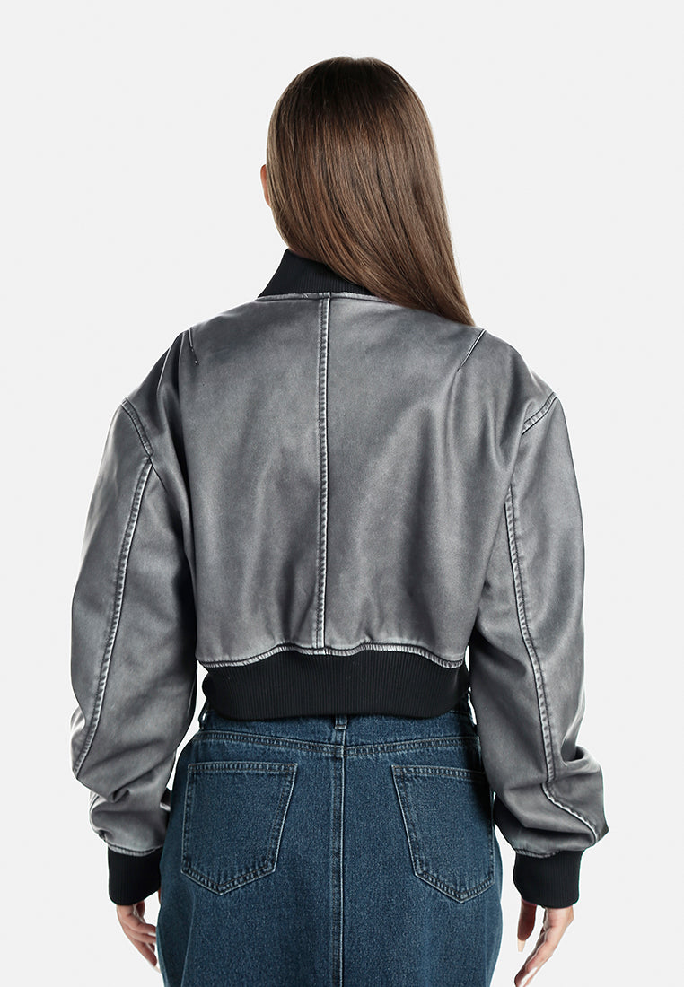 full-sleeved flap pockets jacket by ruw#color_charcoal
