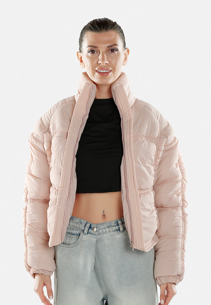 chunky puffer jacket by ruw#color_pink