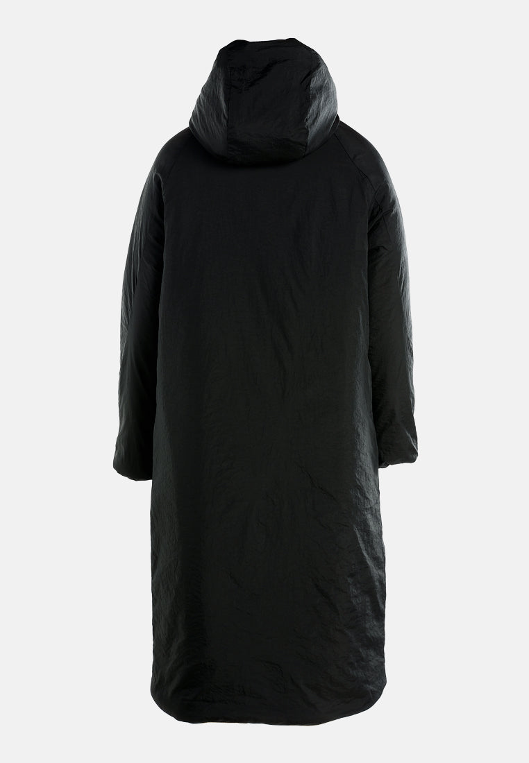 puffer trench coat by ruw#color_black