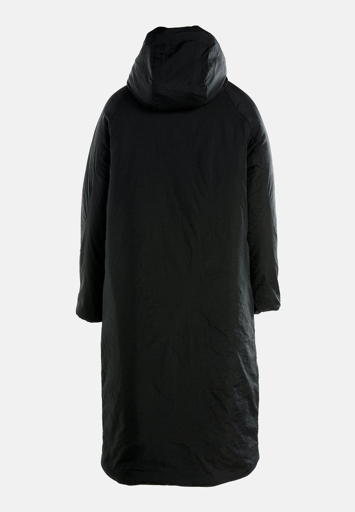 puffer trench coat by ruw#color_black