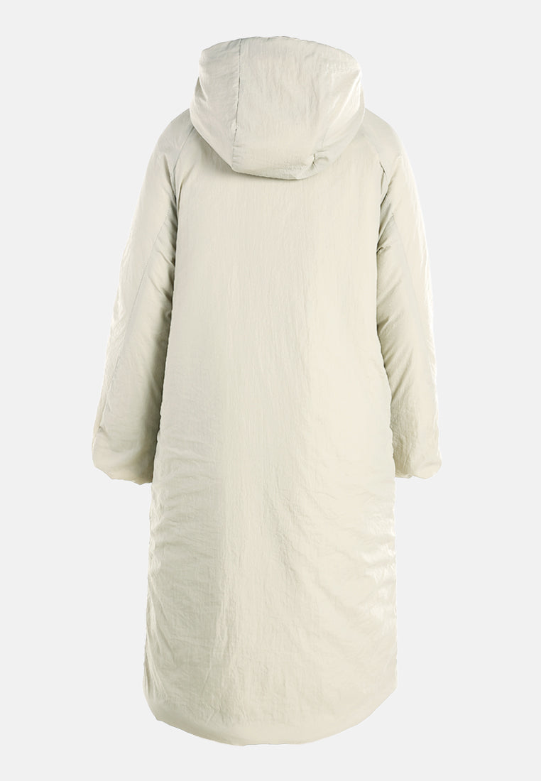 puffer trench coat by ruw#color_stone