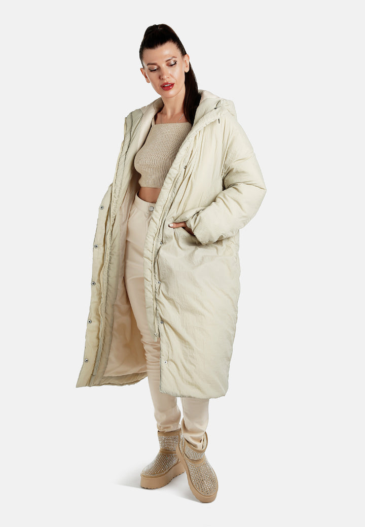 puffer trench coat by ruw#color_stone