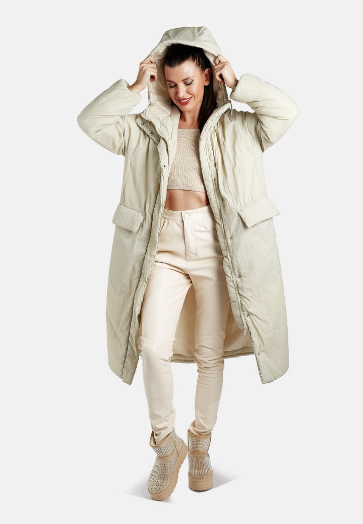 puffer trench coat by ruw#color_stone