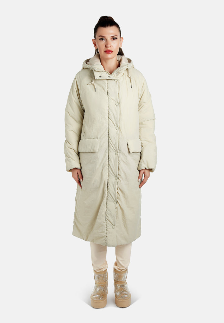 puffer trench coat by ruw#color_stone