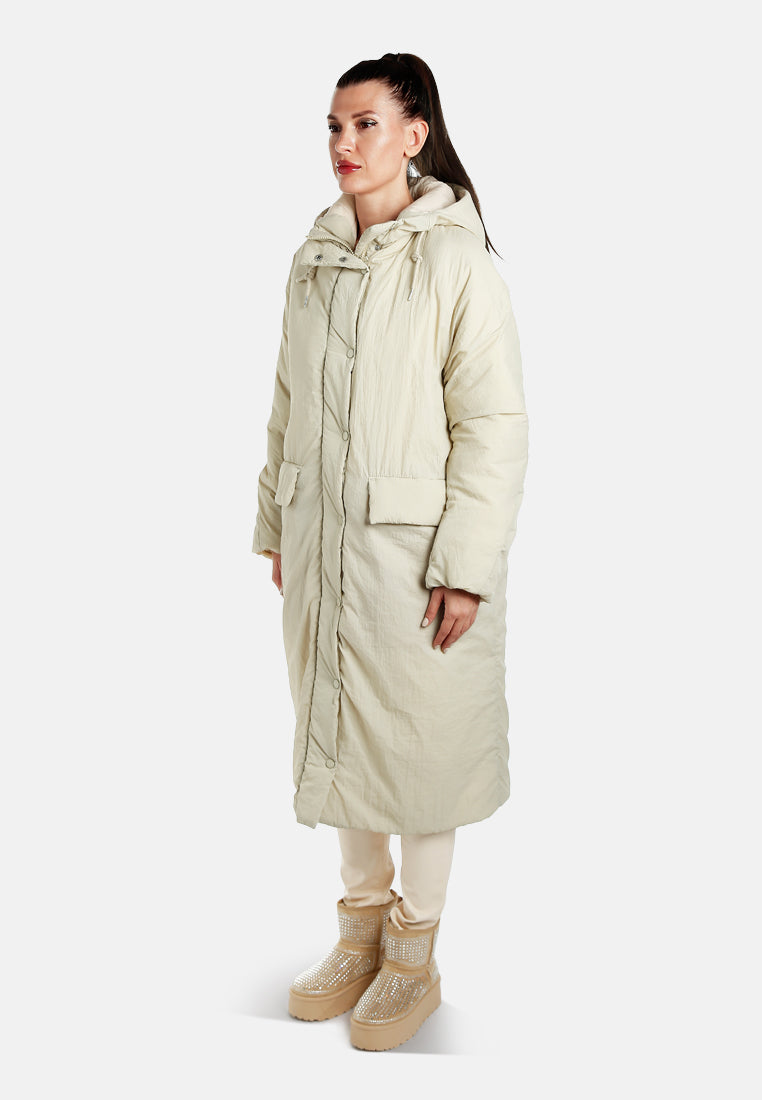 puffer trench coat by ruw#color_stone