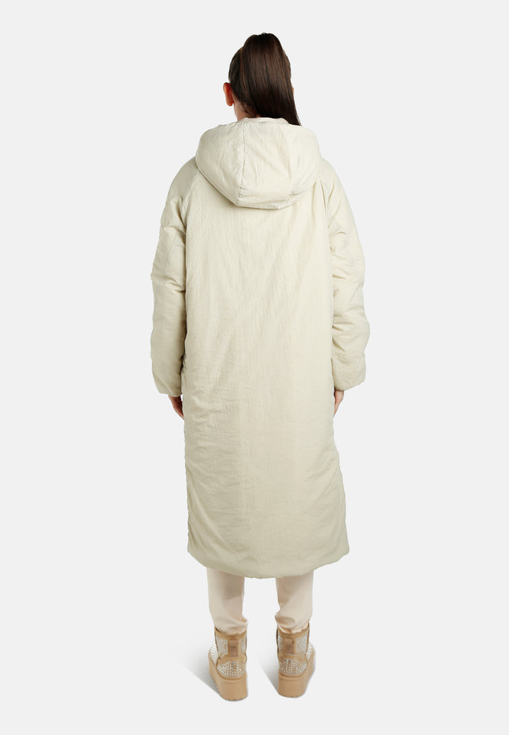 puffer trench coat by ruw#color_stone