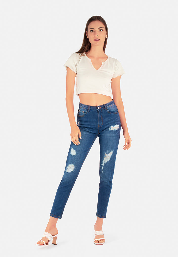 mid skinny ripped jeans pants#color_mid-blue