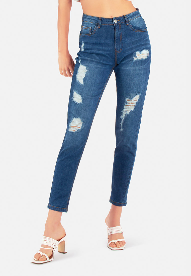 mid skinny ripped jeans pants#color_mid-blue