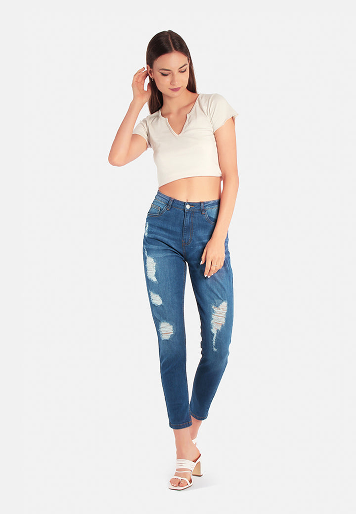 mid skinny ripped jeans pants#color_mid-blue