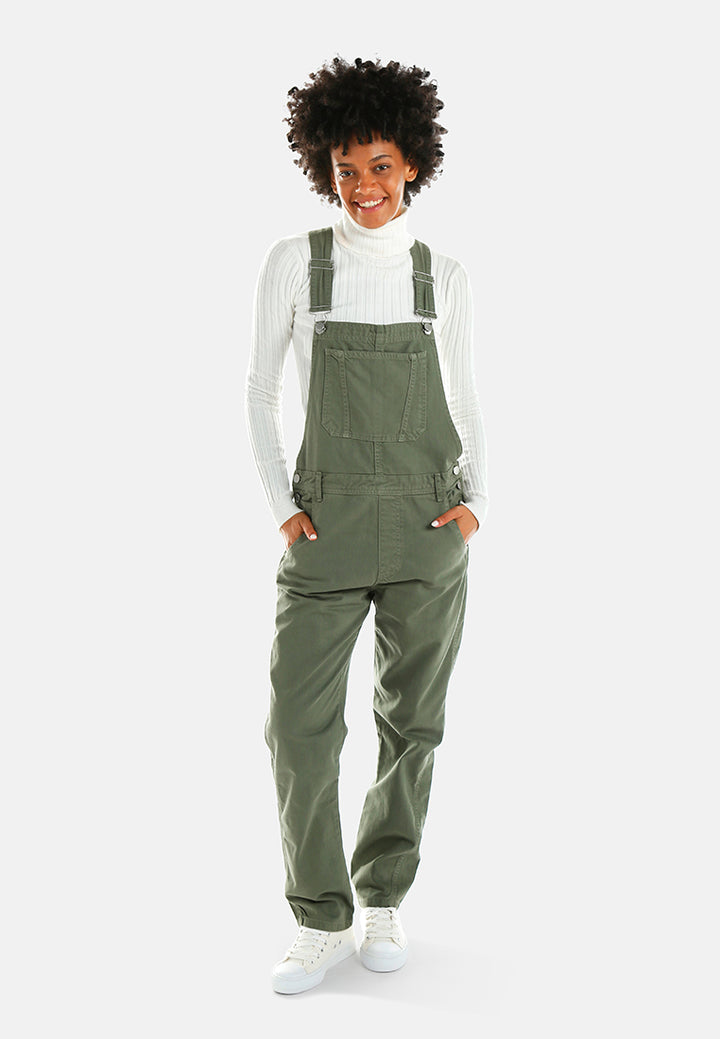 mom fit dungaree#color_army-green