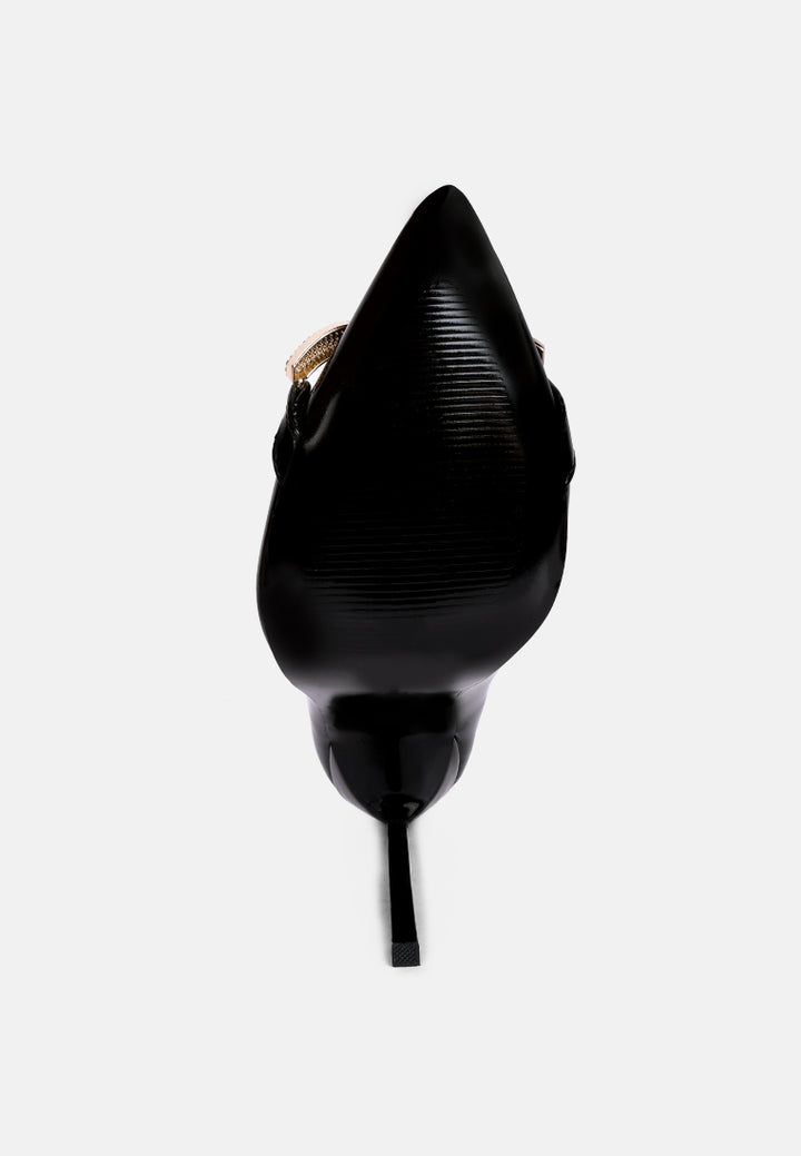 cocktail buckle embellished stiletto pump shoes by ruw#color_black