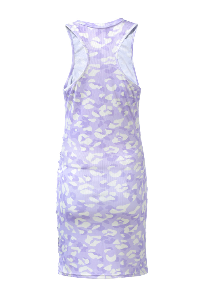 floral print ruched bodycon dress by ruw#color_purple