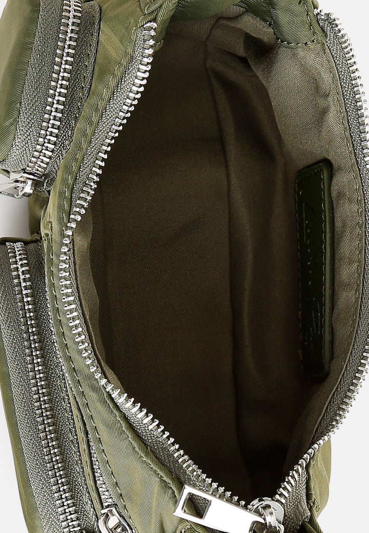 cargo pockets shoulder bag by ruw#color_olive