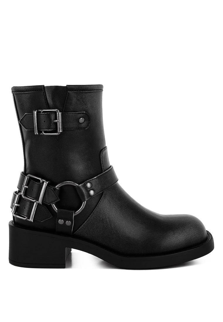 harness detail biker boots by ruw#color_black