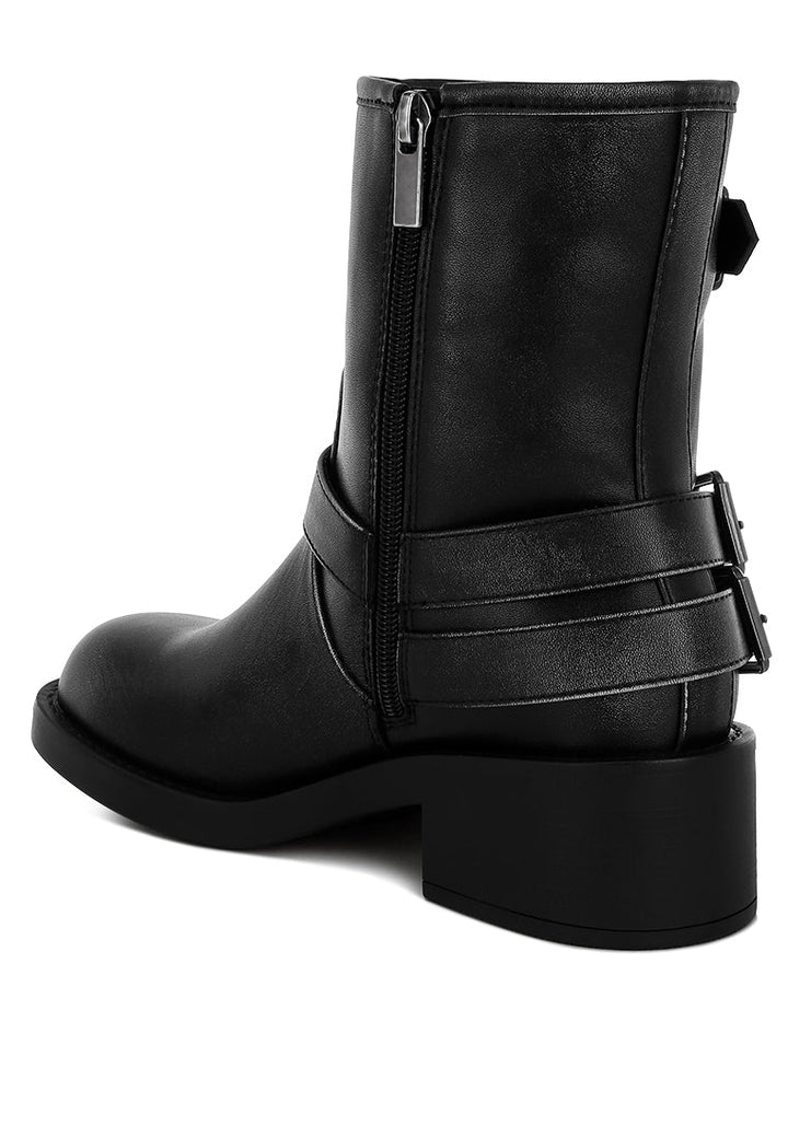 harness detail biker boots by ruw#color_black