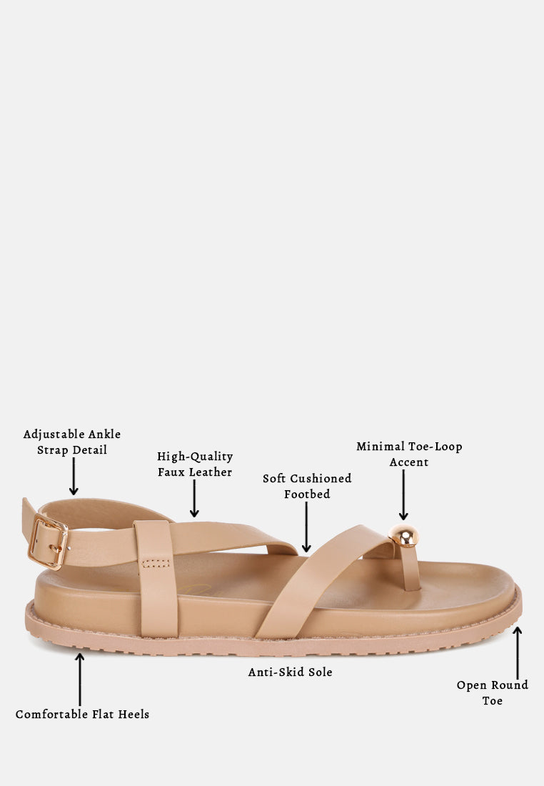 carina strappy design flat sandals#color_beige-faux-leather