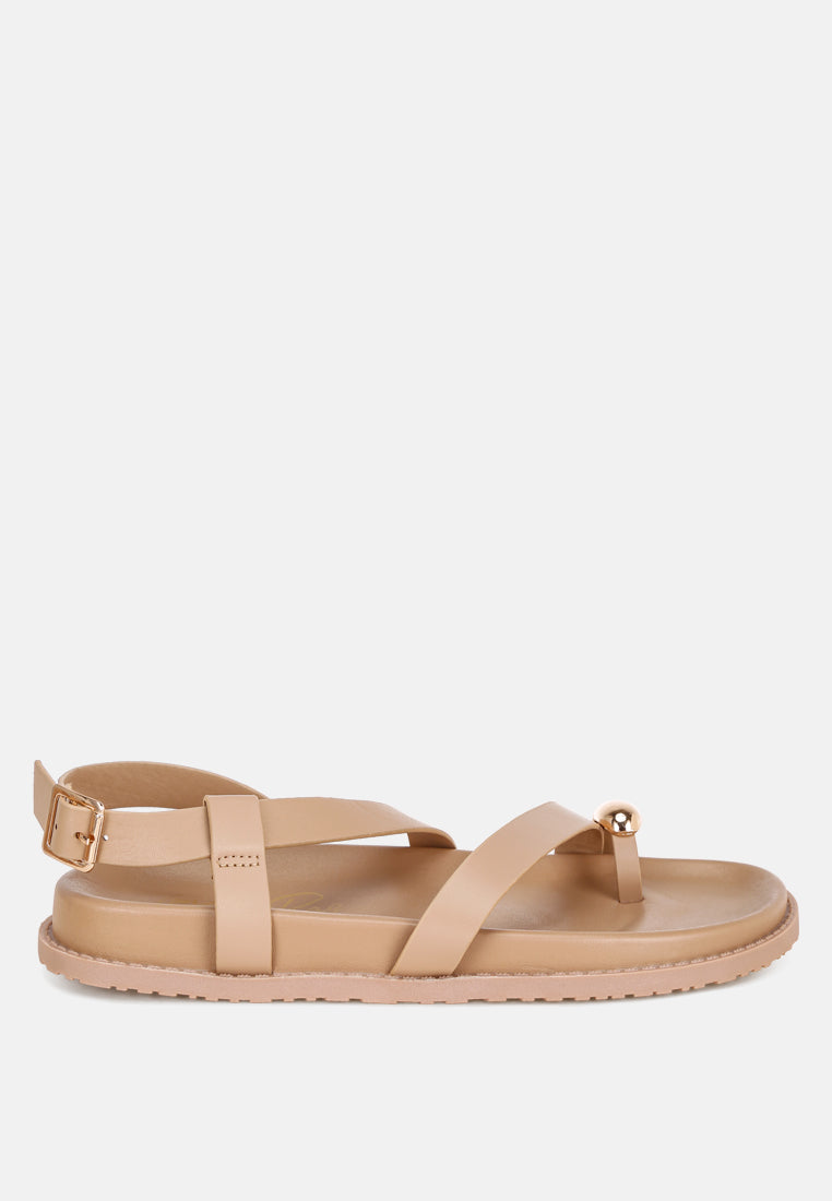 carina strappy design flat sandals#color_beige-faux-leather