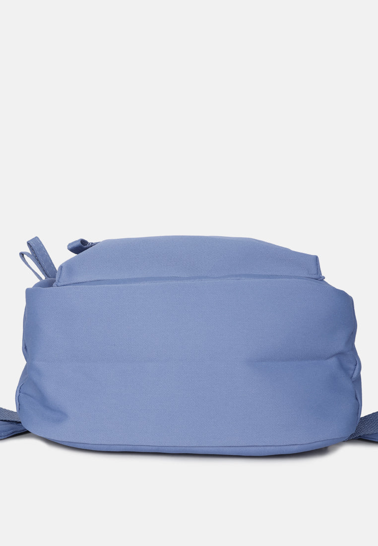 casual backpack#color_blue