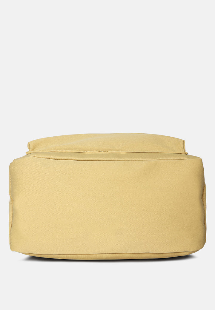casual backpack#color_khaki
