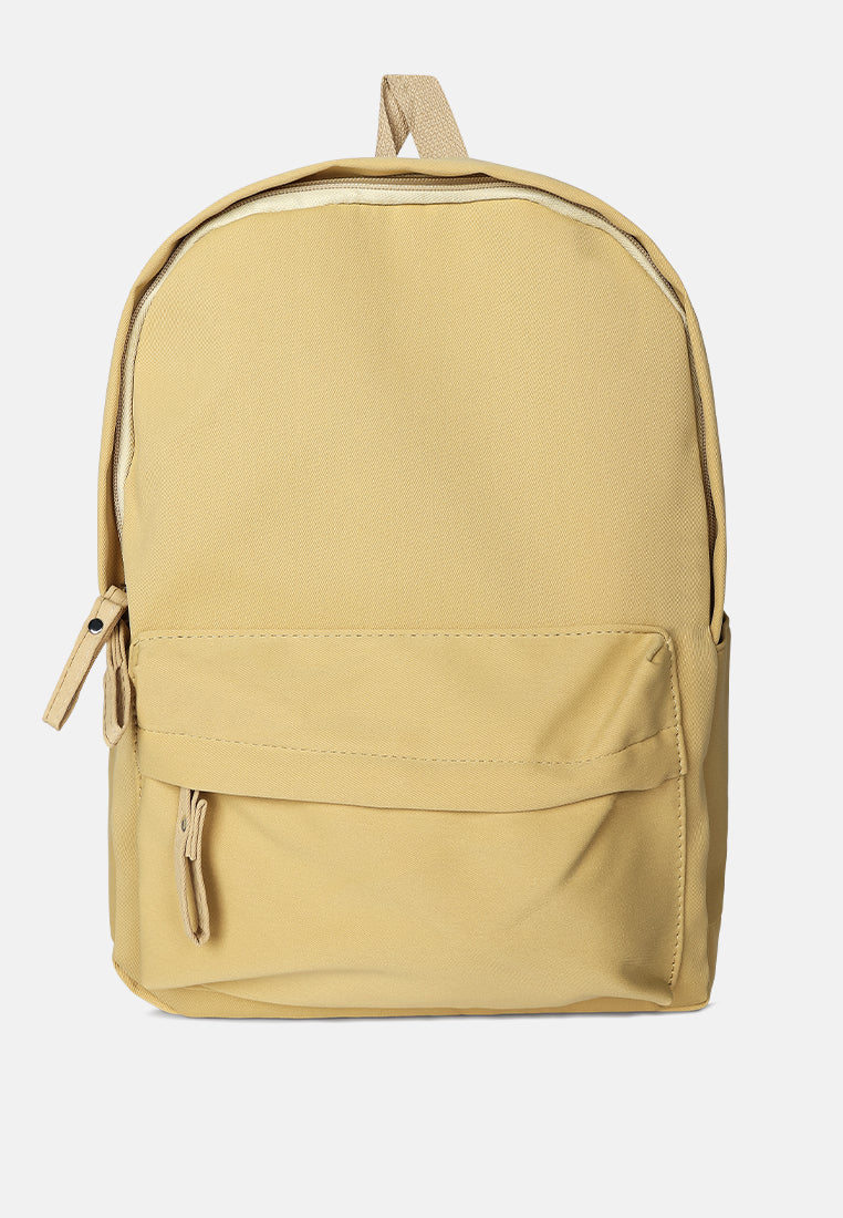 casual backpack#color_khaki