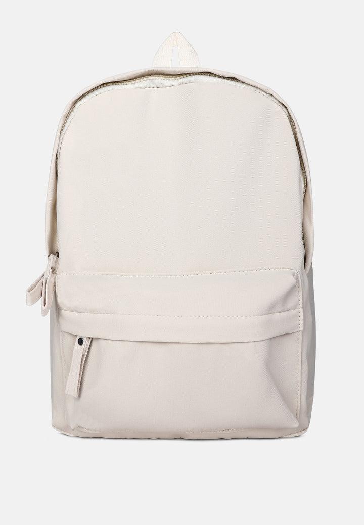 casual backpack#color_off-white