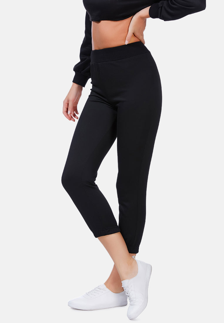 casual solid sweat pants by ruw#color_black