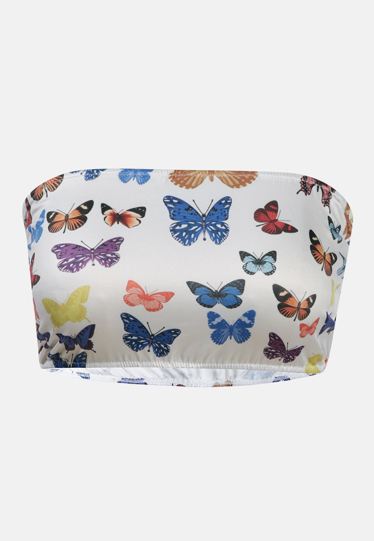 chasing butterflies tube top by ruw#color_white