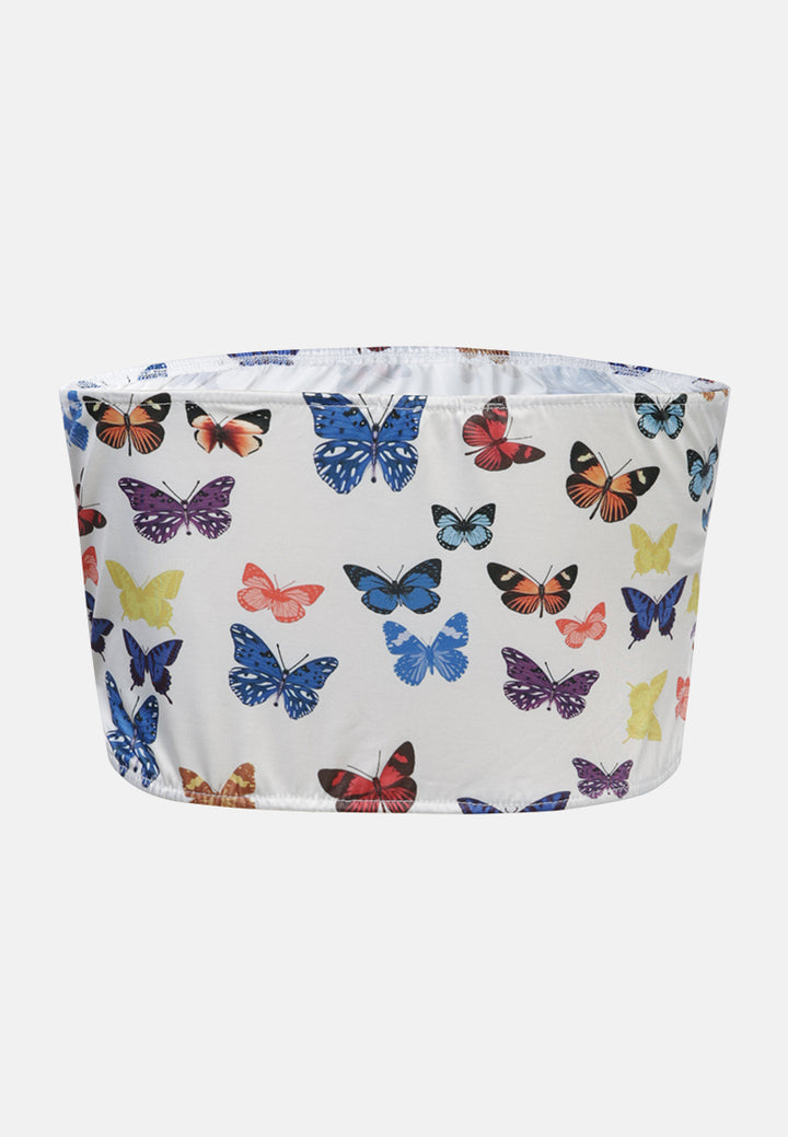 chasing butterflies tube top by ruw#color_white