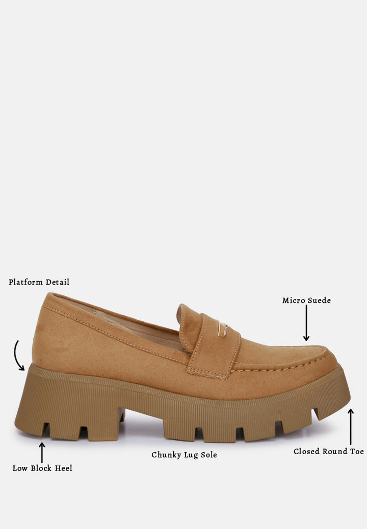 chunky loafers by ruw#color_tan