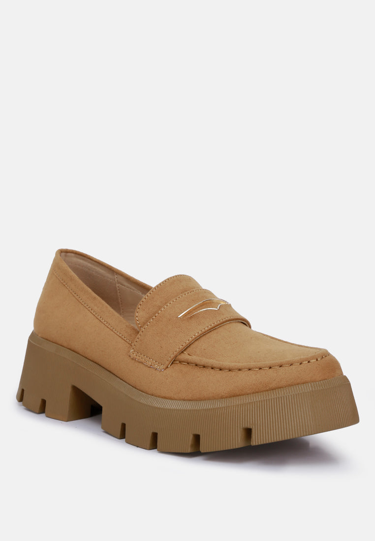 chunky loafers by ruw#color_tan