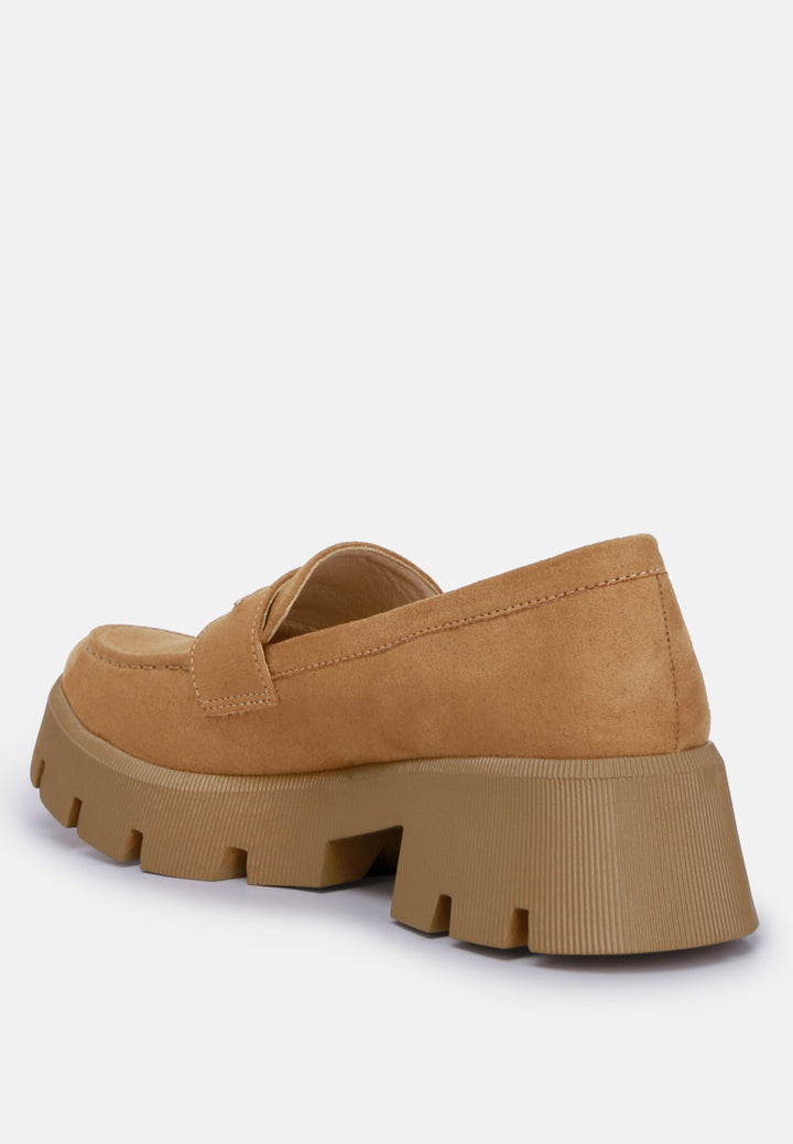 chunky loafers by ruw#color_tan