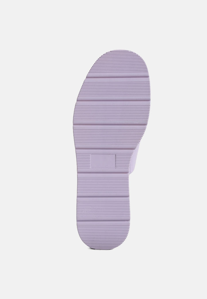 chunky slip on platforms by ruw#color_lilac