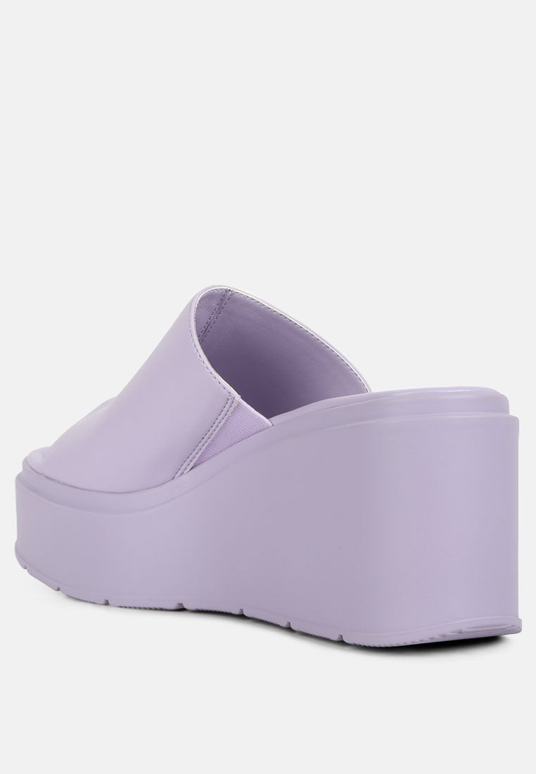 chunky slip on platforms by ruw#color_lilac