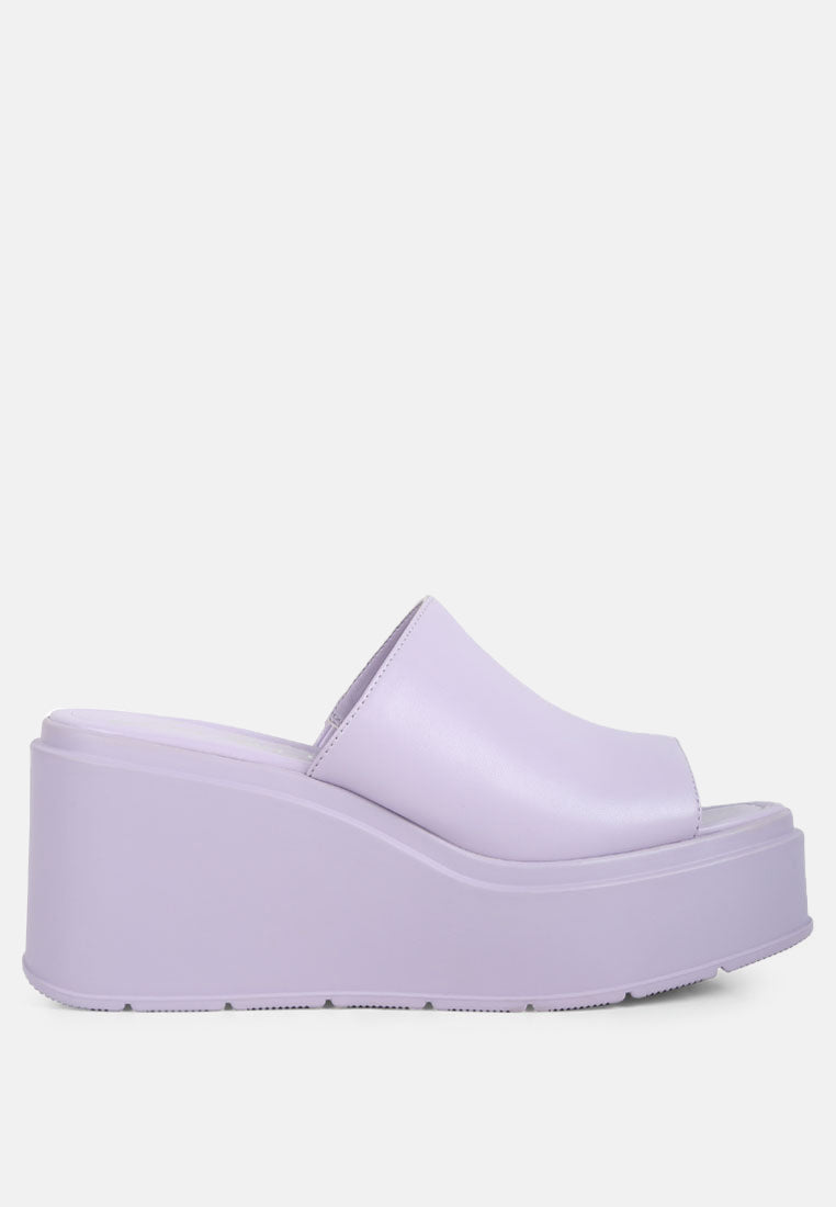 chunky slip on platforms by ruw#color_lilac