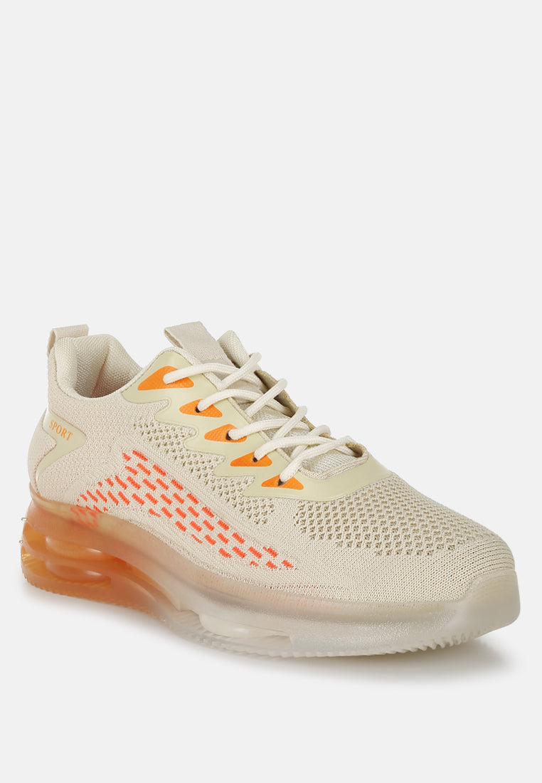 chunky anti-skid flyknit sneakers by ruw#color_orange