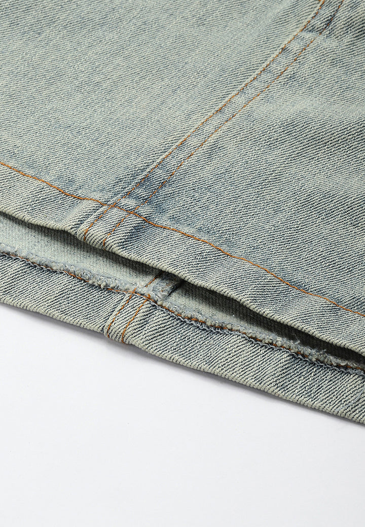 elasticated waistband layered mini skirt by ruw#color_vintage
