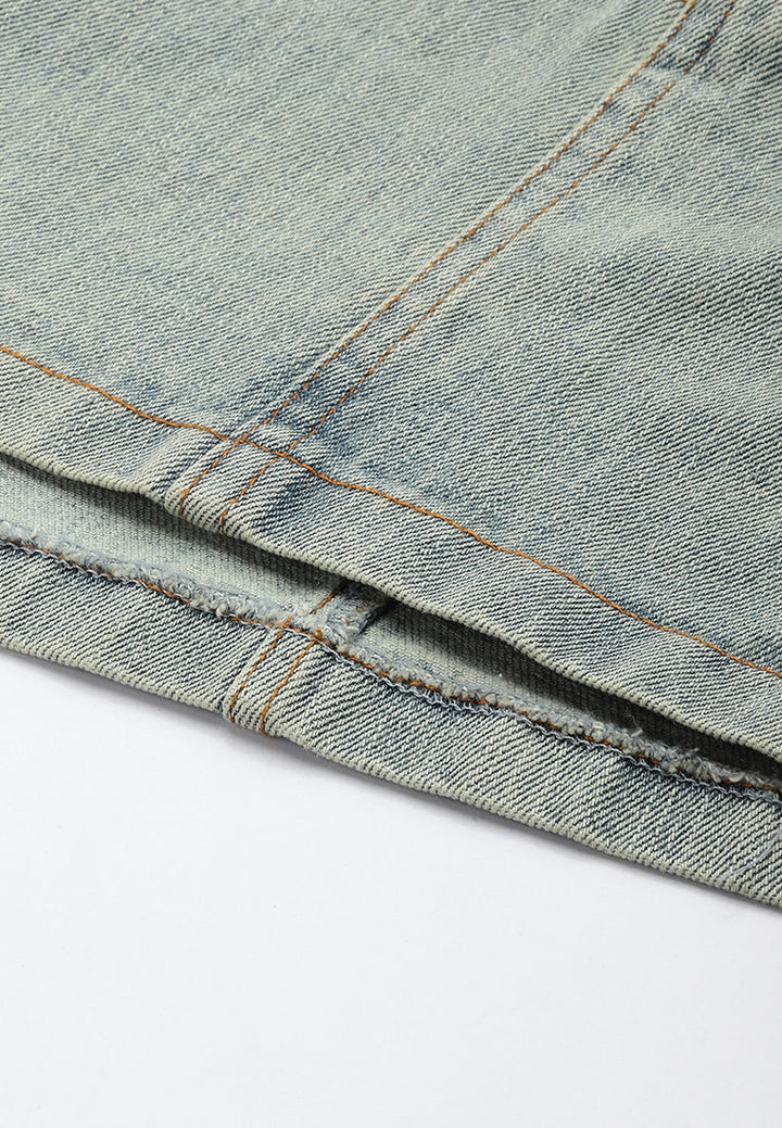 elasticated waistband layered mini skirt by ruw#color_vintage