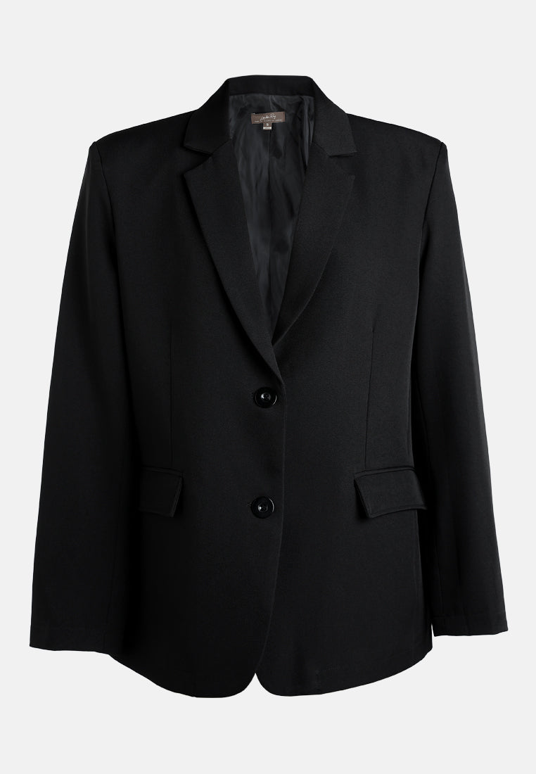 classic oversized blazer#color_black