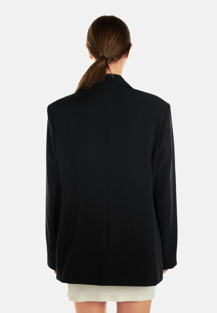 classic oversized blazer#color_black