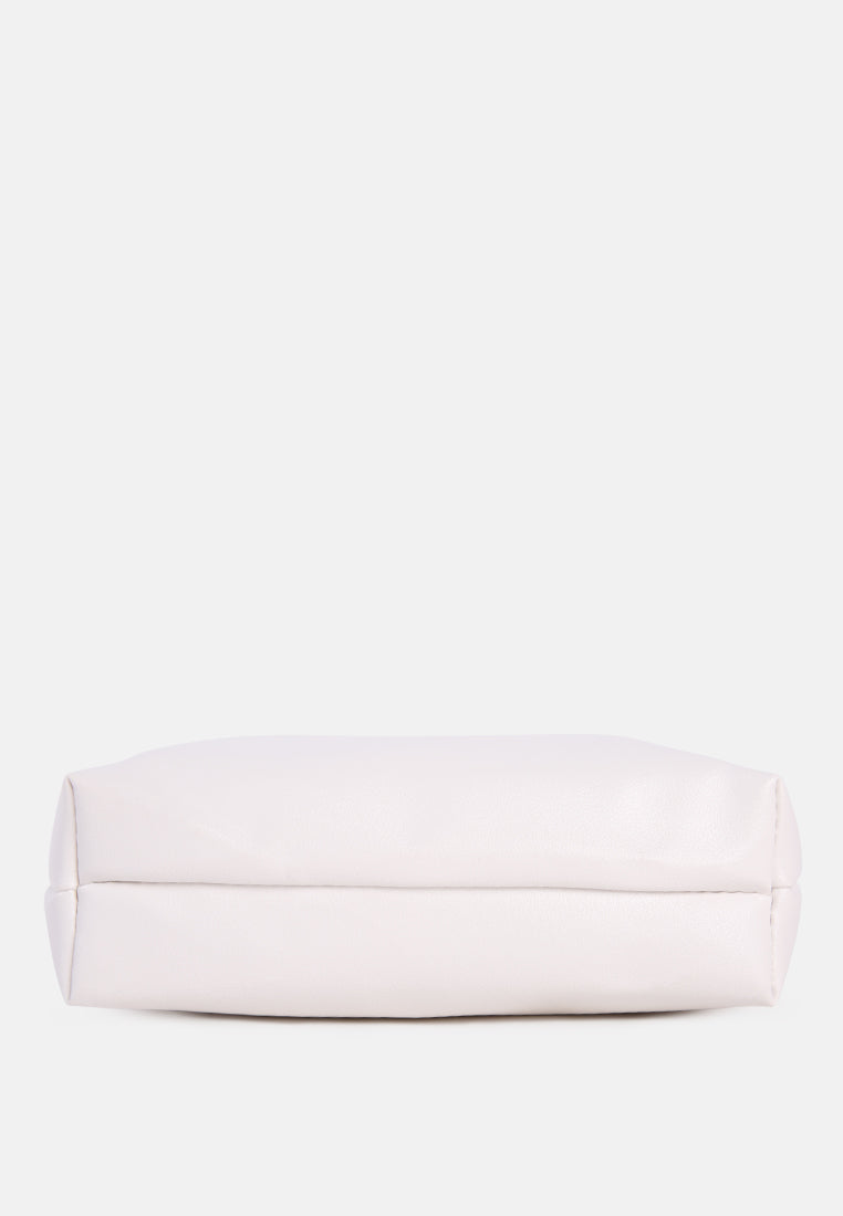 white clear handbag with pouch#color_white