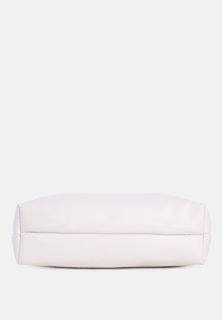 white clear handbag with pouch#color_white