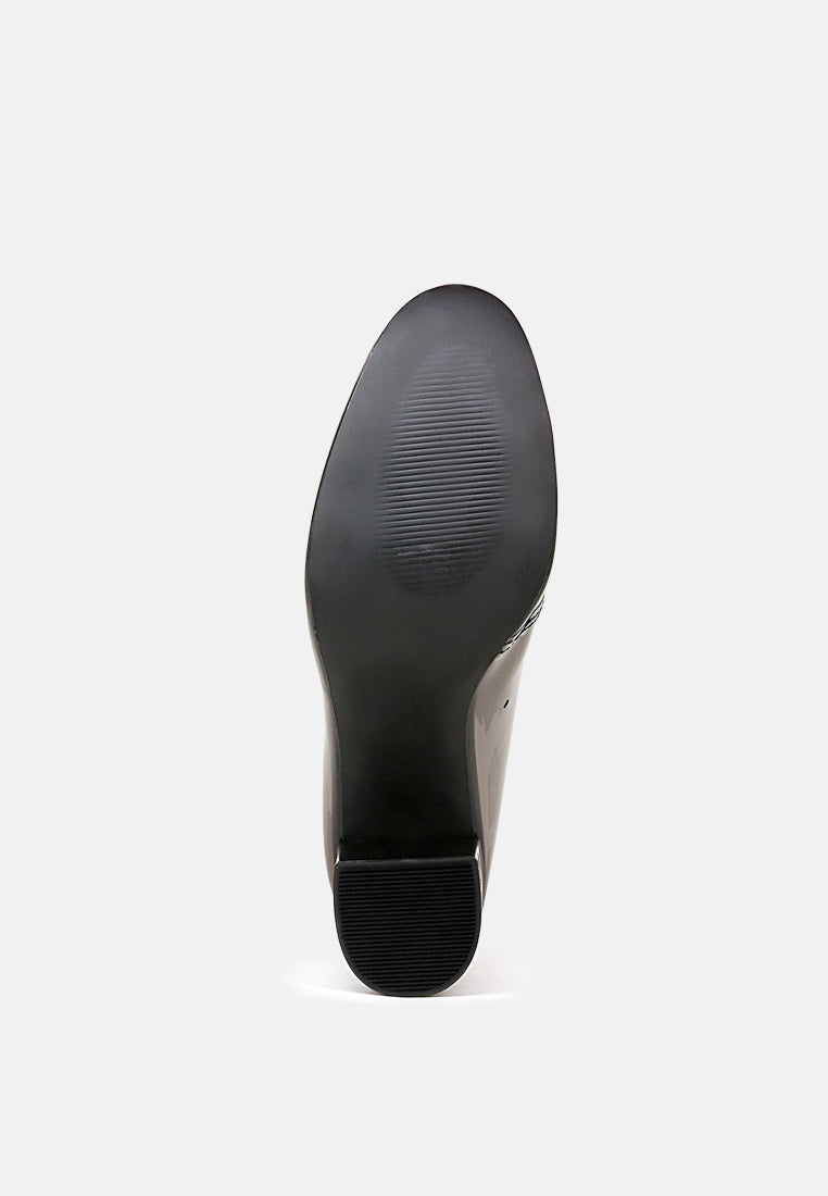 toni clear lace-up ankle boots with block heel#color_black