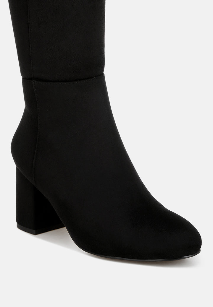 Celina Foldover Long Boots#color_black-suede