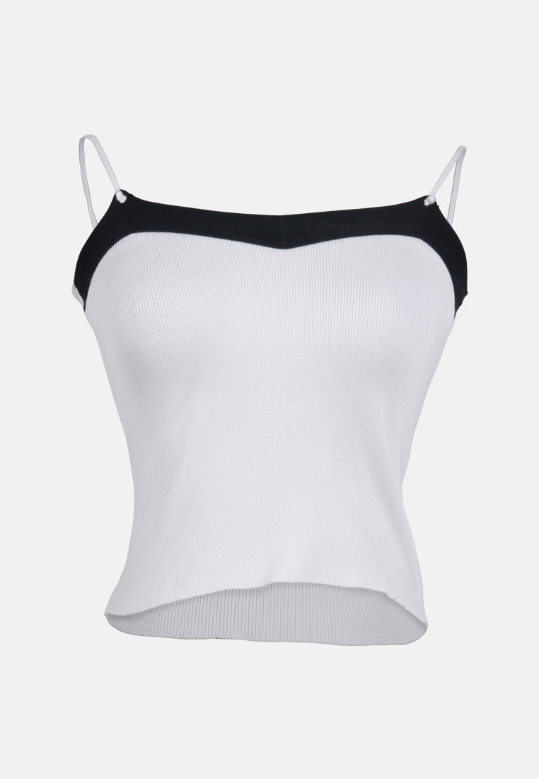 spaghetti knitted top#color_off-white