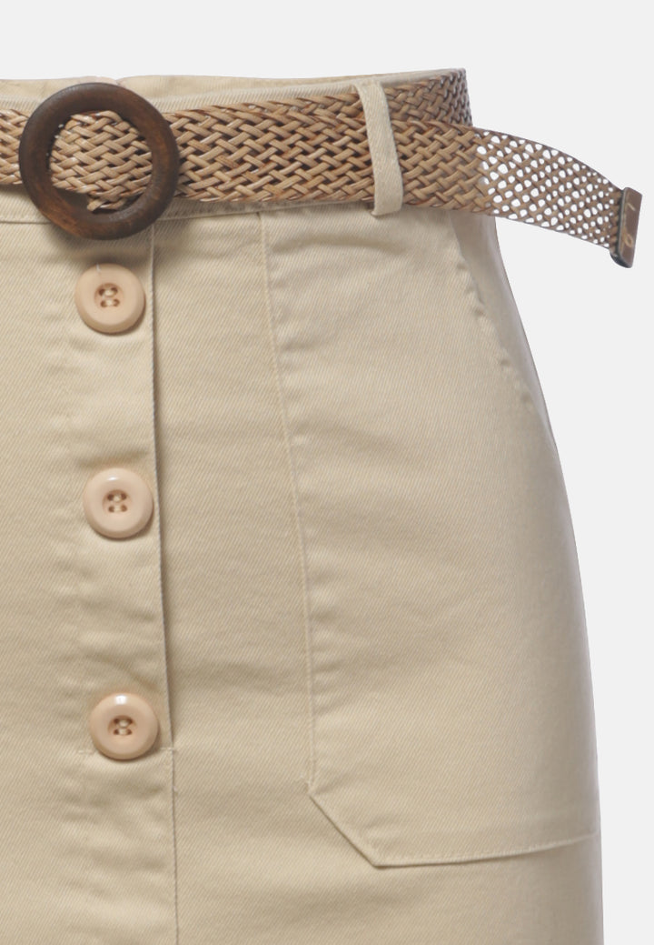 front slit pencil skirt#color_cream